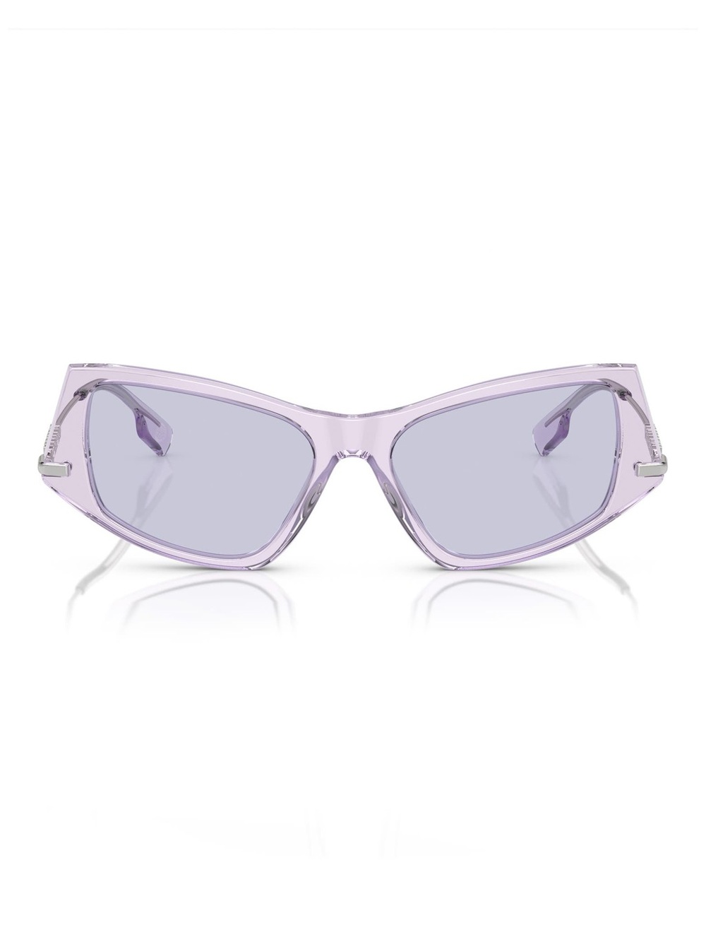 Burberry Lilac Angular Sunglasses for Women
